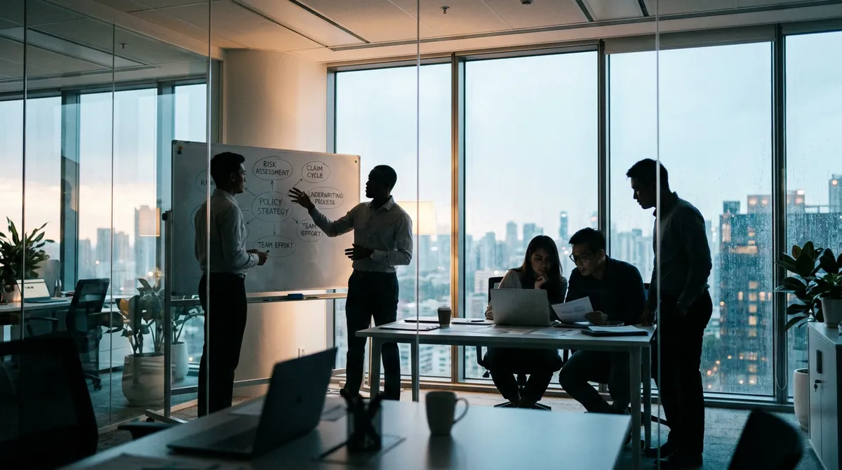 Ilustracja kontekstu projektu edukacyjnego o ubezpieczeniach